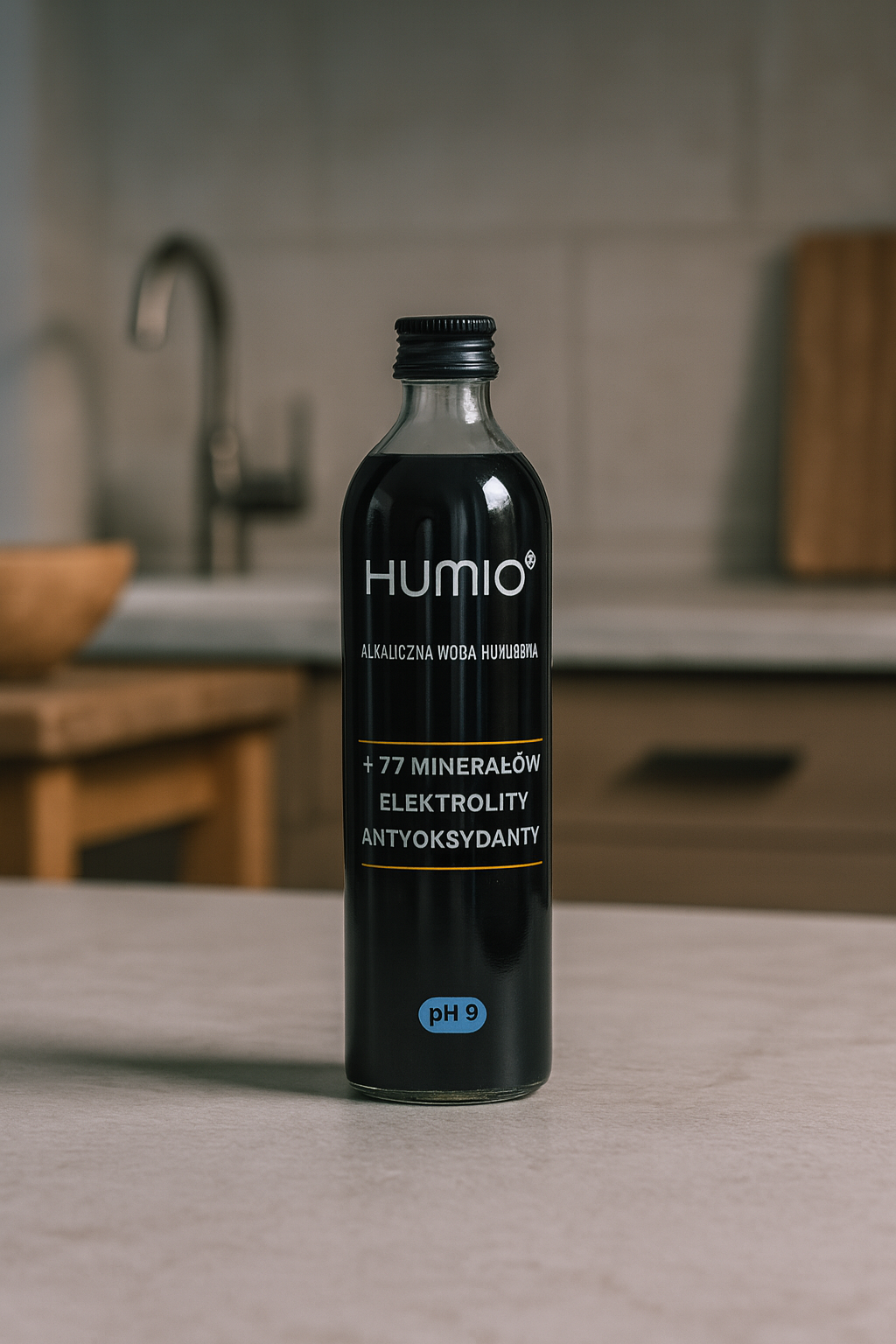 HUMIO - woda alkaliczna, 12 butelek w szkle