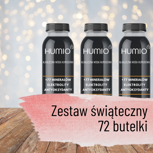 Imprezowy zapas wody HUMIO - 72 butelek
